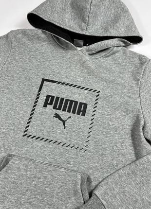 Джемпер на флисе реглан серый меланж от puma3 фото