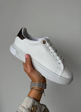 Lv escale white кросівки білі люкс