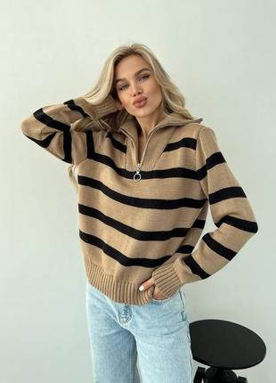 ❤️ шикарный свитер в полоску 7