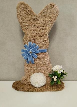 Заєць пасхальный, декор,кукла,прикраса для оселі,картина