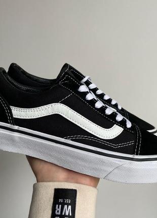 Женские кроссовки,кеды vans old skool black/white