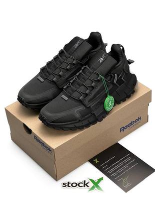 Мужские кроссовки reebok zig kinetica edge all black