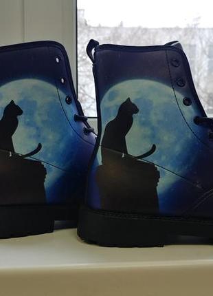 Ботинки black cat and full moon women boots