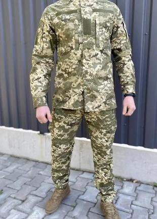 Форма зсу піксель костюм військовий тактична нацгвардії військова тканина rip-stop мм141 фото