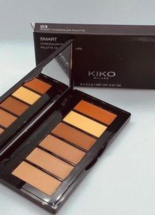 Палетка консилеров kiko smart concealer palette