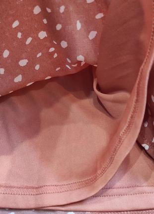 Платье сарафан свободный крой с карманами в принт xs/s9 фото