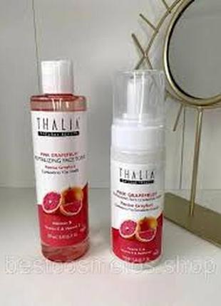Пінка для очищення обличчя з екстрактом рожевого грейпфрута, 150мл.
тонік для обличчя з екстрактом рожевого грейпфрута, 250 мл