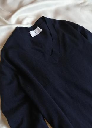 Базовий синій джемпер з чоловічого плеча