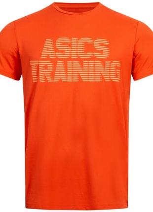 Оригинал мужская футболка для фитнеса asics training tech