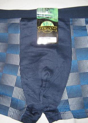 Боксери чоловічі timanni розмір l (46-48) бамбук спереду клітина 2 забарвлення