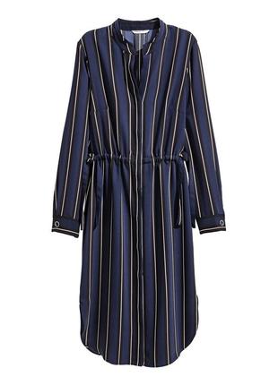 Плаття h&m синє в смужку, р. 36, s