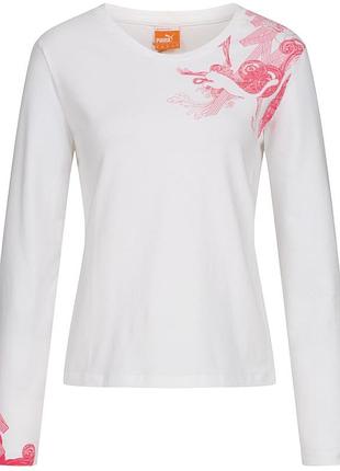 Оригинал женский реглан с длинным рукавом puma graphic