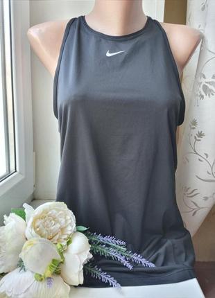 Nike dri-fit майка для занять спортом, тренувань бігу m-розмір. оригінал нова