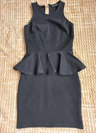 Очень красивое платье с баской atmosphere на xxs-xs