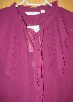 .новая бордовая блузка "new look" р. 423 фото