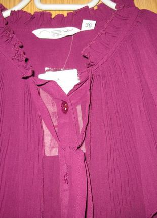 .новая бордовая блузка "new look" р. 4210 фото