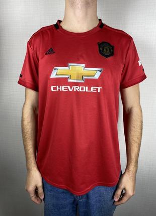 Футболка adidas manchester united chevrolet футбол fc англія 20192 фото