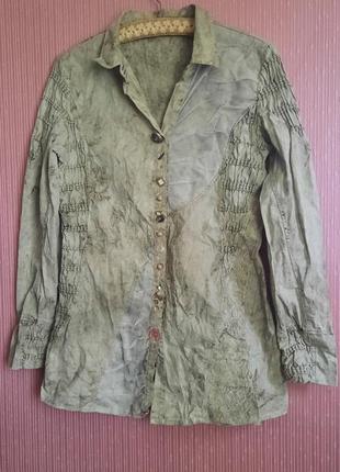 Дизайнерська бохо блуза  від elisa cavaletti лінія одягу bottega1 фото