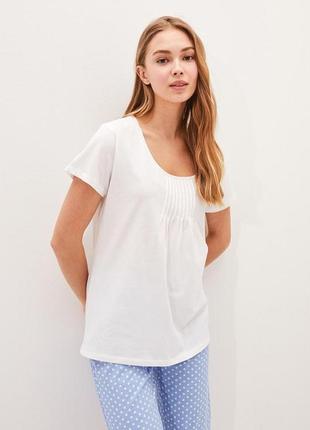 Xs нова фірмова натуральна підліткова жіноча піжама капрі з круглим вирізом lc waikiki вайкікі2 фото