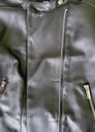Байкерка, куртка из экокожи3 фото