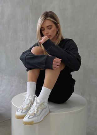 Кросівки adidas nitebal white gum7 фото