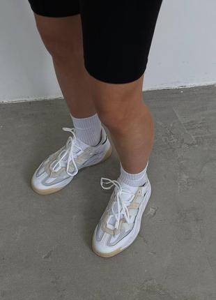 Кросівки adidas nitebal white gum10 фото