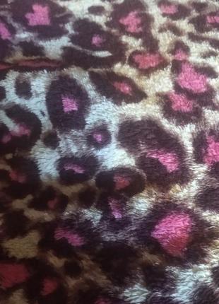 Дуже красивий леопардовий халат із великим капюшоном на бирці m-l на 48-50-52 укр8 фото