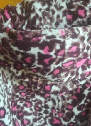 Дуже красивий леопардовий халат із великим капюшоном на бирці m-l на 48-50-52 укр10 фото