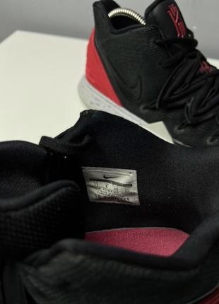 Кроссовки nike kyrie 5 v bred university red black6 фото