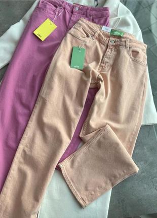 Джинсы нюдовые,персиковые джинсы бренда jjxx2 фото
