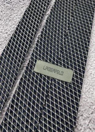 Шовкова краватка lagerfeld1 фото