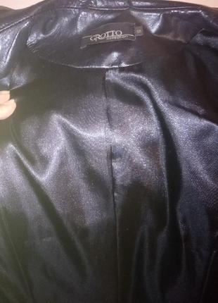 Плащ шкіряний grotto. 4