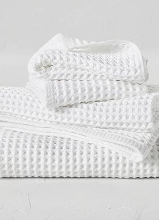 Набор банных полотенец 70х140 см и 50х90 см elite mall белый