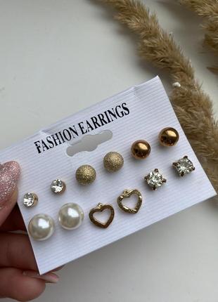 Набор сережек