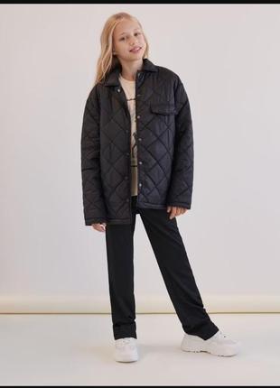 Стильная стеганая куртка тренч пальто пиджак
