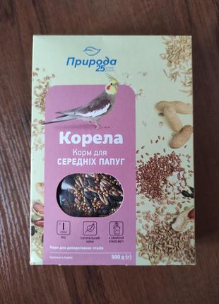 Корм для середніх папуг