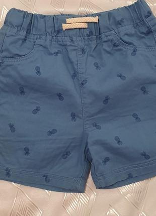 Шорты летние на 9-12 мес 74/80 турция