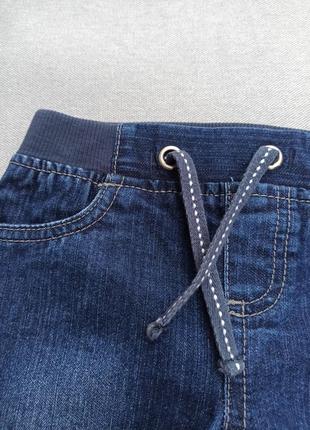 Дитячі джинси з підкладкою 1,5-2 роки утеплені теплі штани для хлопчика малюка3 фото