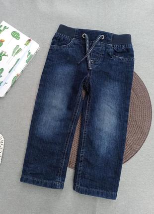 Дитячі джинси з підкладкою 1,5-2 роки утеплені для хлопчика