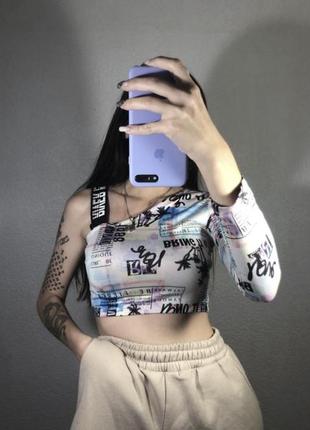 Топ на одно плечо от river island