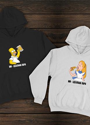 Парные худи с прикольными принтами