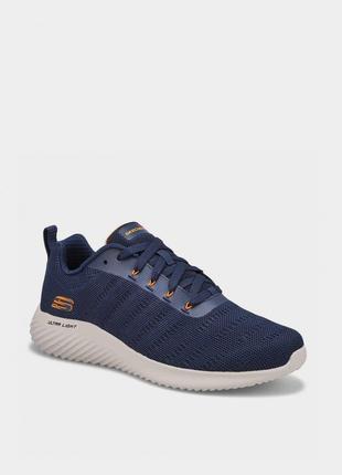 Чоловічі кросівки skechers/ оригінальні  кросівки синього кольору