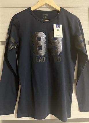 Лонгслив, реглан, худи с пайетками tcm tchibo германия на рост 170/176см