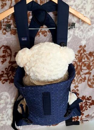 Нагрудная сумка chicco easyfit синий&nbsp;до 9 кг