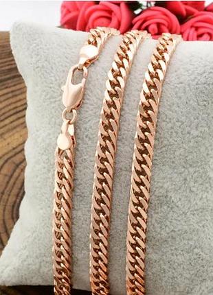 Ланцюжок xuping 51563, довжина 60см, позолота ро