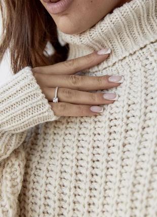 Светер оверсайз крупної , об’ємної в‘язки