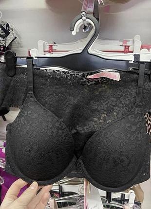 Чорний бюстгальтер викторія сикрет оригінал victoria’s secret pink