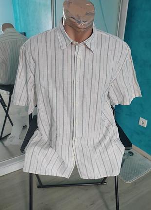 Сорочка zara, льон, котон