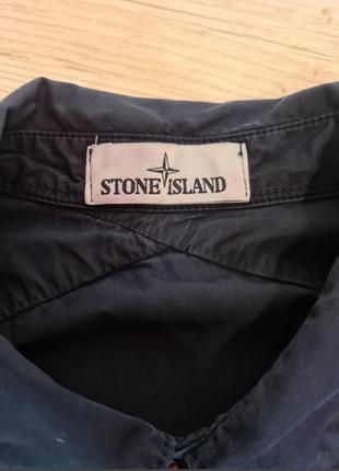 Стильна легка куртка сорочка овершірт stone island7 фото