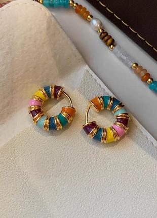 Серьги в стиле chanel